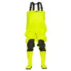 Spodniobuty MAX FLUO z kaloszami bezpiecznymi S5 SBM01 - żółte fluorescencyjne