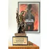 Statuetka św. Floriana 14 cm - prezent dla strażaka z personalizacją