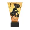 Szklana statuetka św. Florian 22,5 cm - prezent dla strażaka