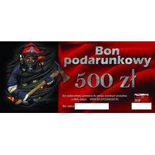 Bon podarunkowy 500 zł dla strażaka – prezent na każdą okazję
