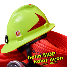 Hełm strażacki dla MDP Płomyk FLUO