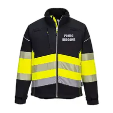 Softshell POMOC DROGOWA PW3 Portwest - wodoodporna i wiatroszczelna odzież ostrzegawcza dla pomocy drogowej