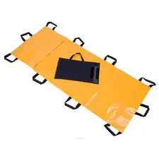 Nosze płachtowe 200 cm x 82 cm z pokrowcem - żółte
