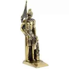 Statuetka mosiężna św. Florian 23,5 cm