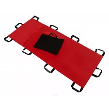 Nosze płachtowe transportowe z pokrowcem, czerwone 200 cm x 82 cm