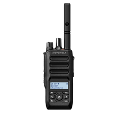 Radiotelefon Motorola R5 VHF LKP – front z wyświetlaczem i klawiaturą
