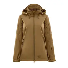 Kurtka softshell strażacka damska M-Tac Soft Shell Lady – piaskowy / Coyote