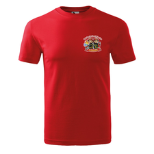 Koszulka t-shirt DDP własny nadruk czerwona
