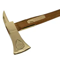 Ozdobny topór strażacki mosiężny PSP 3D