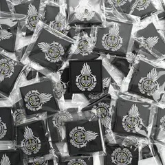 OGNIK naszywka strażacka PVC 5x5 cm z rzepem