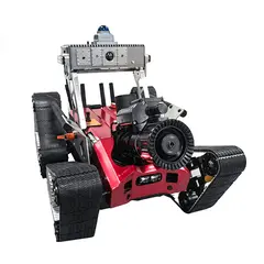 Robot rozpoznawczy Salamandra SCINTILLA - gąsienicowy robot dla Straży Pożarnej
