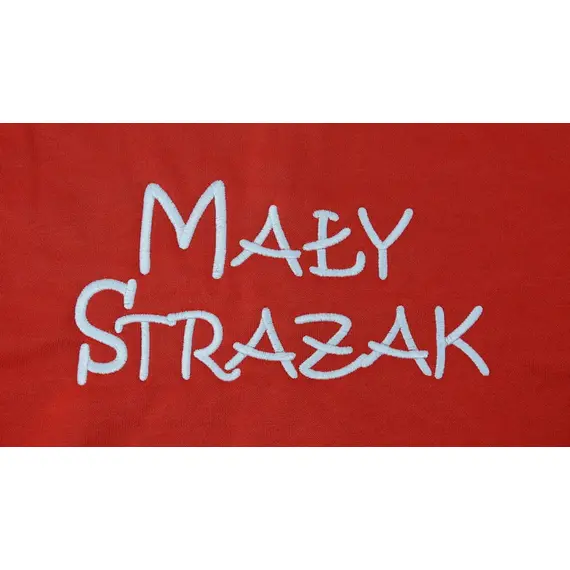 Czerwona bluza dziecięca strażacka Mały Strażak