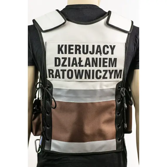 Kamizelka straż KDR kierujący działaniem ratowniczym poziom strategiczny