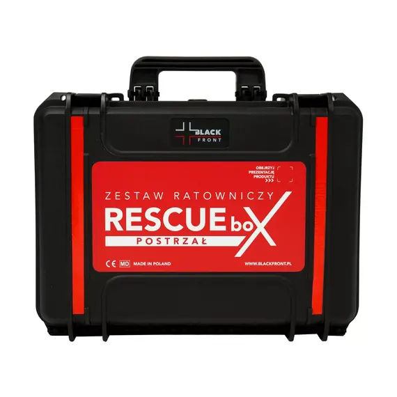 Walizkowy zestaw ratowniczy RESCUEbox POSTRZAŁ