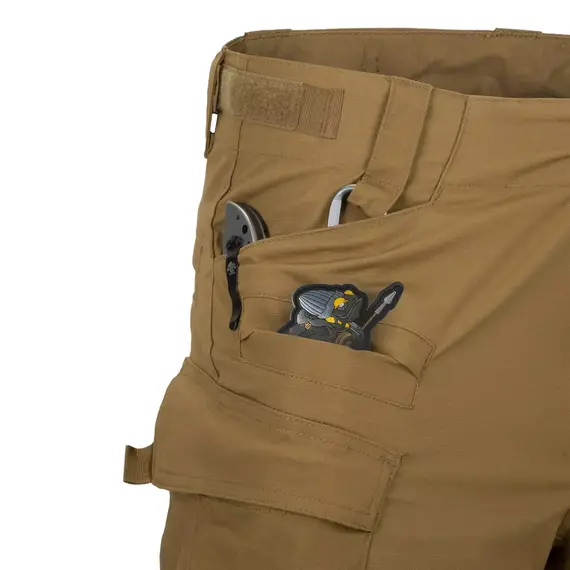Spodnie strażackie ripstop SFU NEXT MK2 Helikon Coyote, piaskowe - wzmocnione, regulowane, trwałe
