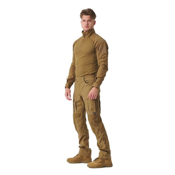 Bluza strażacka piaskowa MCDU Combat Shirt - NyCo Ripstop - Coyote Helikon