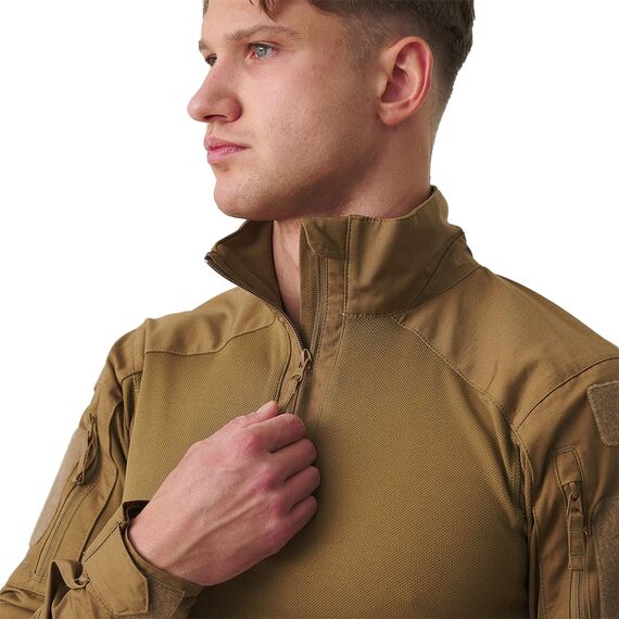 Bluza strażacka piaskowa MCDU Combat Shirt - NyCo Ripstop - Coyote Helikon