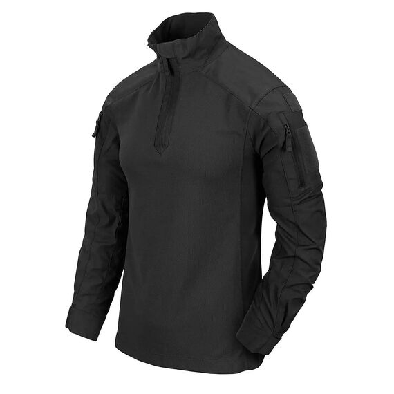 Bluza bojowa czarna MCDU Combat Shirt – NyCo Ripstop - taktyczna bluza strażacka -Helikon