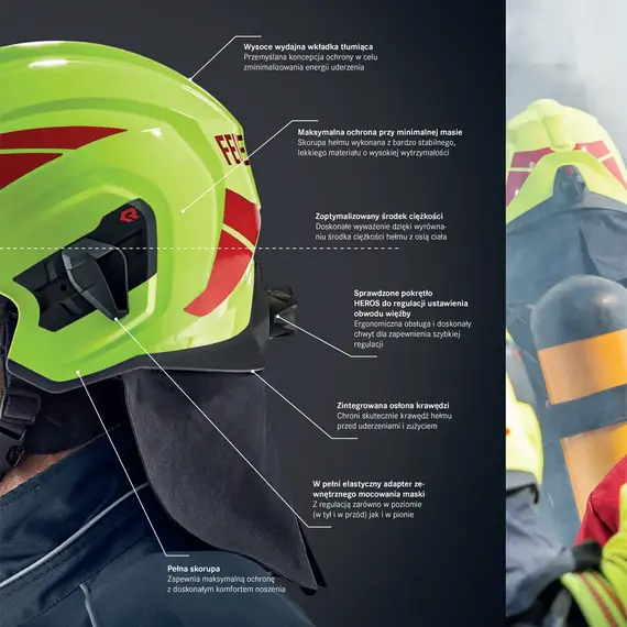 Hełm strażacki ROSENBAUER Heros Titan