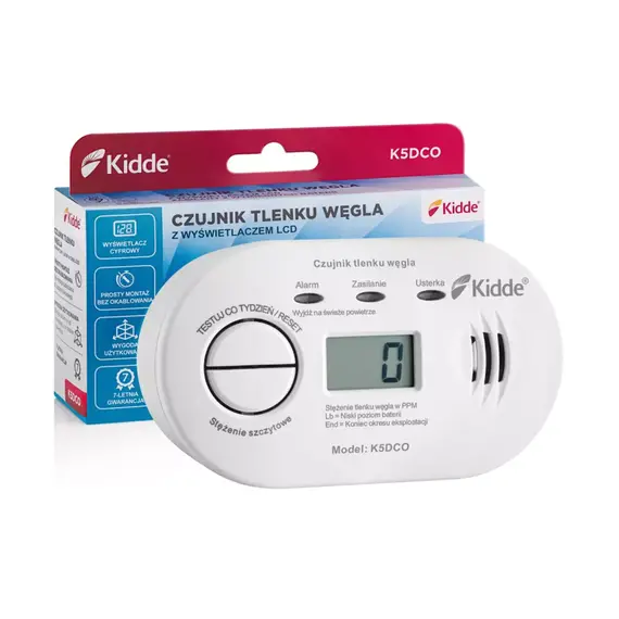 Czujnik tlenku węgla KIDDE K5DCO