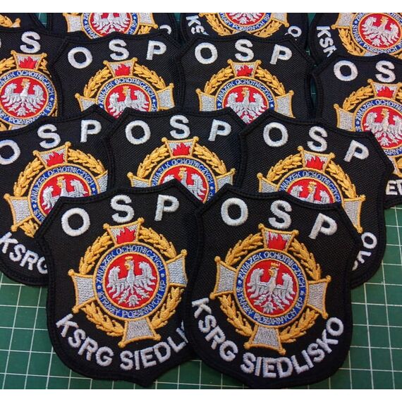 Naszywka haftowana emblemat OSP
