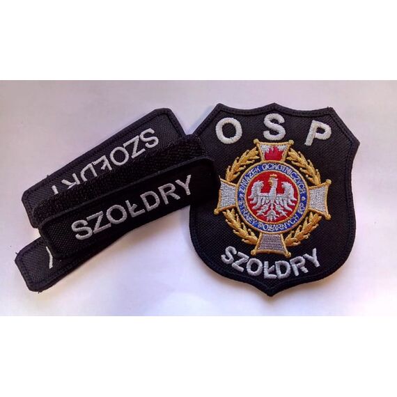 Naszywka haftowana emblemat OSP