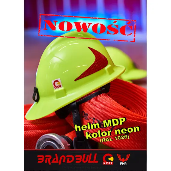 Hełm strażacki dla MDP Płomyk FLUO