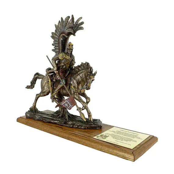 Statuetka HUSARZA - ekskluzywny prezent dla żołnierza i pasjonata historii wojskowej