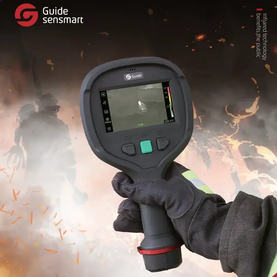 Kamera termowizyjna dwufunkcyjna GUIDE PR610 dla straży pożarnej