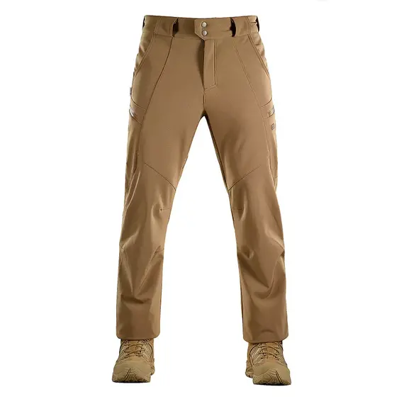 Spodnie piaskowe softshell WINTER dla strażaków - termoizolacyjne