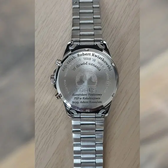 Zegarek męski Lorus Classic Solar RX382AX9 z grawerem