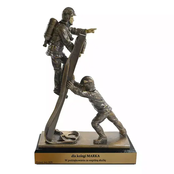 Statuetka STRAŻACY - 30 cm na prezent dla strażaka