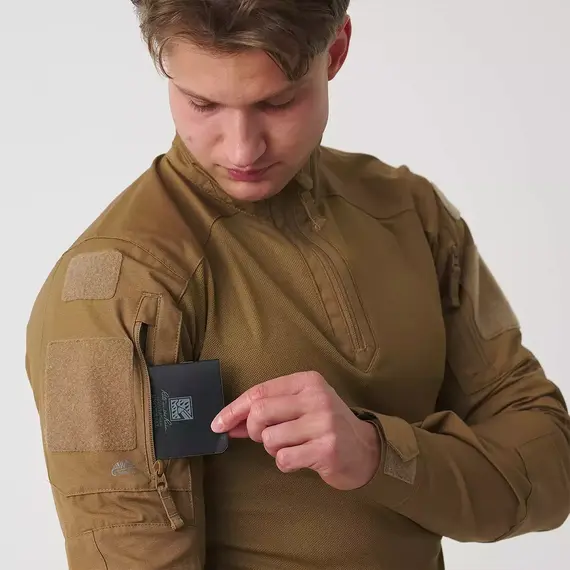 Bluza strażacka piaskowa MCDU Combat Shirt - NyCo Ripstop - Coyote Helikon