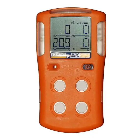 Detektor wielogazowy MULTI GAS CLIP SIMPLE (MGC-S) 2 letni