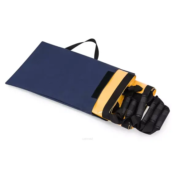 Nosze płachtowe 200 cm x 82 cm z pokrowcem - żółte