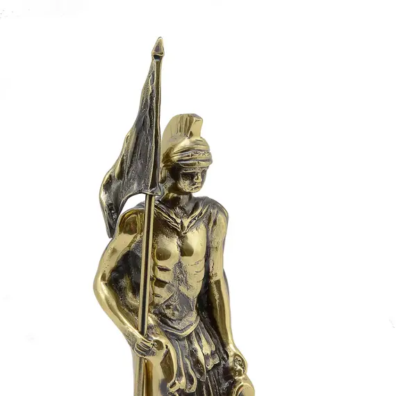 Statuetka mosiężna św. Florian 23,5 cm