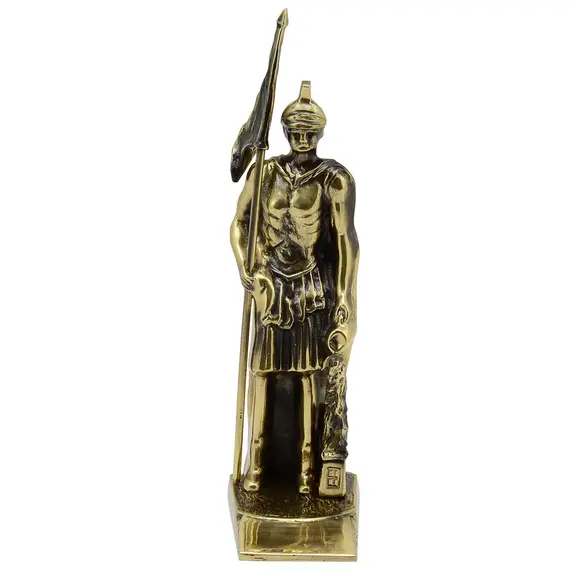 Statuetka mosiężna św. Florian 23,5 cm