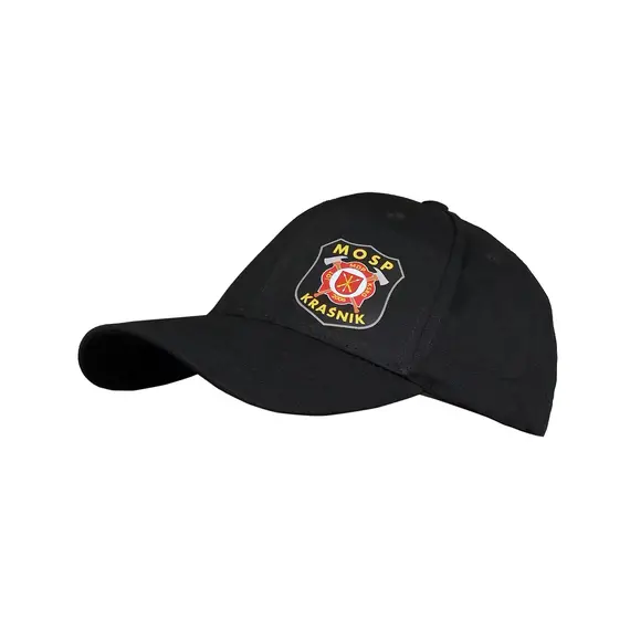 Strażacka czapka z daszkiem z własnym logo - nadruk