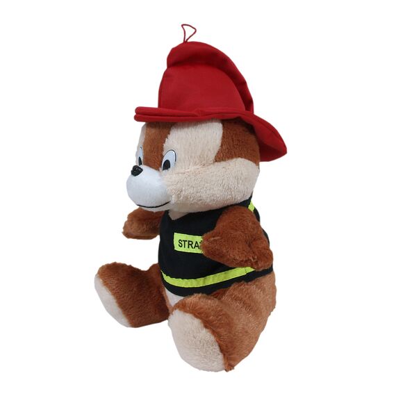 Średnia maskotka wiewiórka strażak (35 cm)