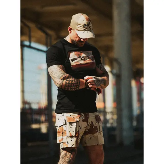 Helikon-Tex piaskowe spodenki Cargo - spodenki taktyczne EDC Ripstop