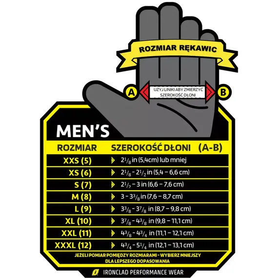 Ironclad EXTRICATION - rękawice techniczne dla strażaków
