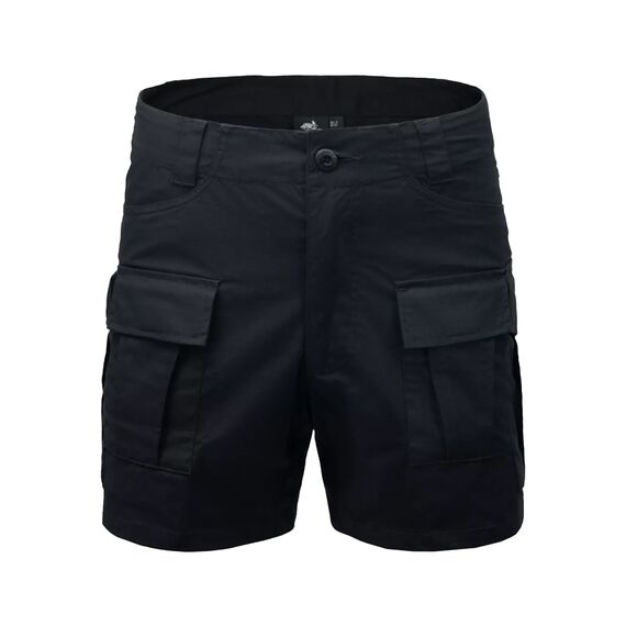 Helikon-Tex czarne spodenki Cargo - spodenki taktyczne EDC Ripstop