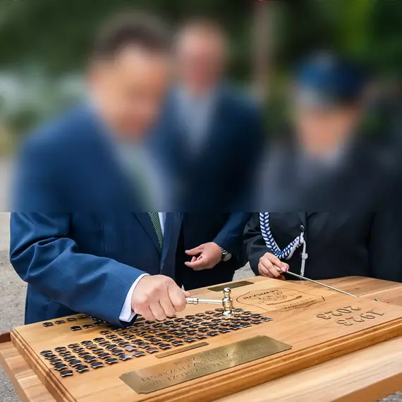 Tablo strażackie pod gwoździe pamiątkowe - personalizowane tablice jubileuszowe OSP, PSP