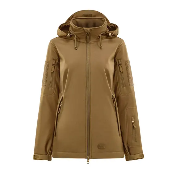 Kurtka softshell strażacka damska M-Tac Soft Shell Lady – piaskowy / Coyote