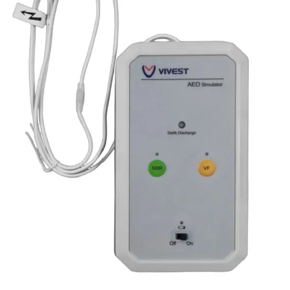 Symulator AED ViVest P1/P3 - tester rytmów EKG i wyładowania defibrylatora