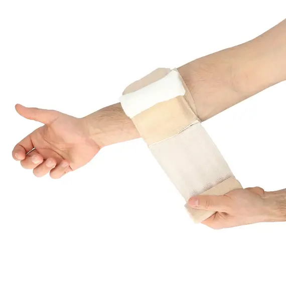 Opatrunek uciskowy z aktywną kompresją i modułem do pakowania ran (wound packing) A.C.T. Bandage™
