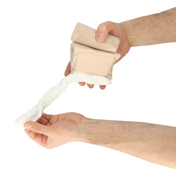 Opatrunek uciskowy z aktywną kompresją i modułem do pakowania ran (wound packing) A.C.T. Bandage™