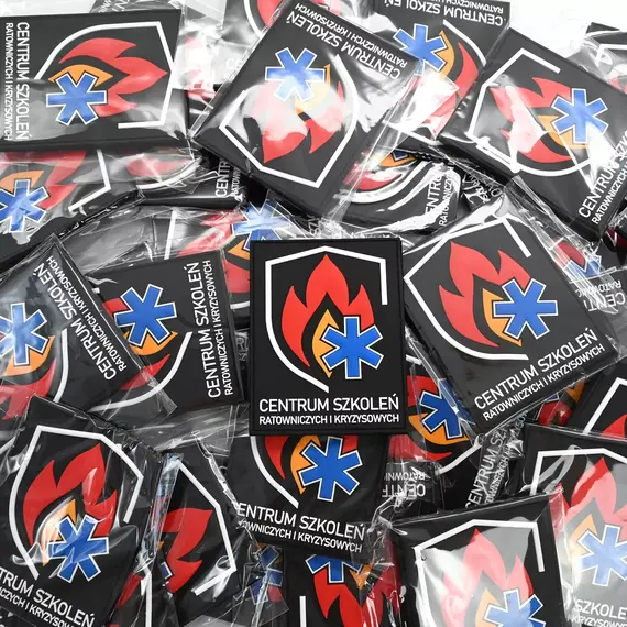 Naszywki strażackie PVC na rzep - personalizowane PSP OSP 3D