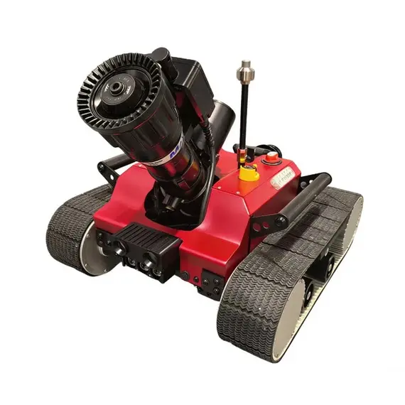 Robot gaśniczy Salamandra IGNIS - zdalnie sterowany robot strażacki