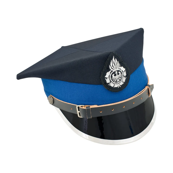 Czapka galowa rogatywka OSP z okuciem